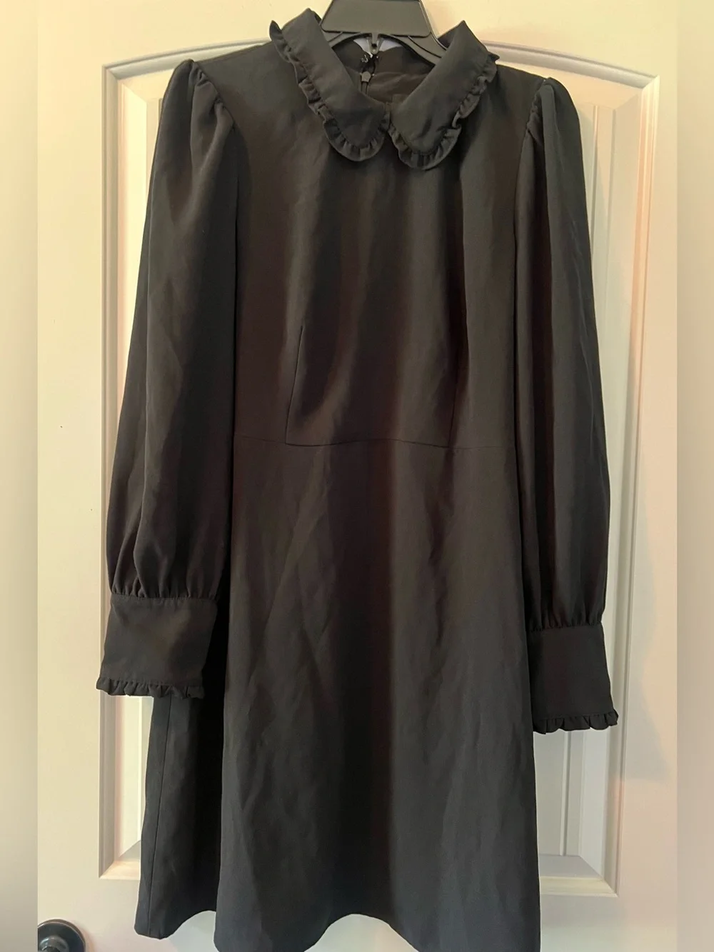 J.Crew A-line Dress With Ruffle Collar Wednesday Adam’s Dress Women’s Size 10
